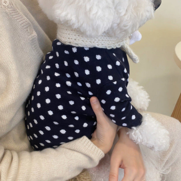 HKM-6568125 Knitted Pet Sweater for Autumn and Winter in Various Colors and Patterns