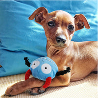 HKM-6569789 Vibrating Dog Toy Ball with Plush Cover for Small & Medium Dogs