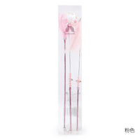 HKM-6570941 Cat Wand Play Set with Feathers and Bells - 3 Color Options Available