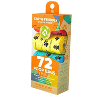 HKM-6572349 Degradable Pet Waste Bags - Leak-Proof and Easy to Use, Eco-Friendly Solution for Dogs and Cats, 72 or 144 Bags per Set