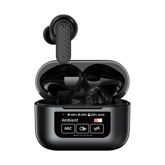 HKM-657619 Bluetooth V5.3 Wireless In-Ear Sports Headphones with LED Battery Indicator and LCD Display