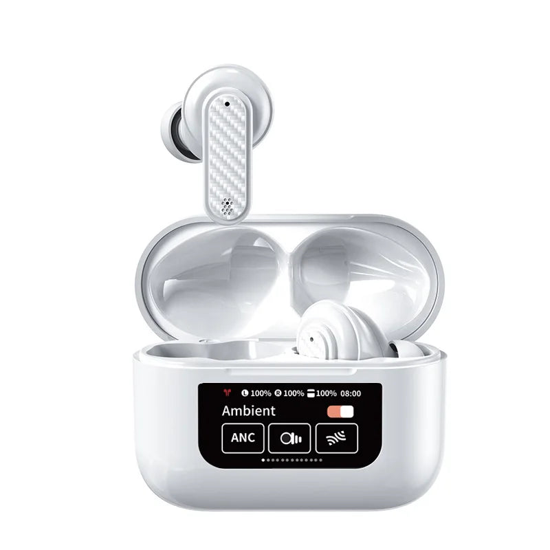 HKM-657619 Bluetooth V5.3 Wireless In-Ear Sports Headphones with LED Battery Indicator and LCD Display