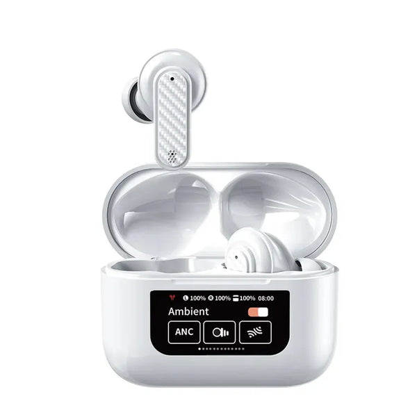 HKM-657619 Bluetooth V5.3 Wireless In-Ear Sports Headphones with LED Battery Indicator and LCD Display