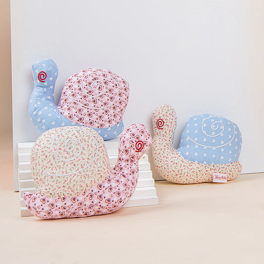 HKM-6576701 Interactive Snail Plush Dog Toy - Cotton Biting Toy for Dogs
