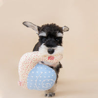 HKM-6576701 Interactive Snail Plush Dog Toy - Cotton Biting Toy for Dogs