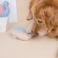HKM-6576701 Interactive Snail Plush Dog Toy - Cotton Biting Toy for Dogs
