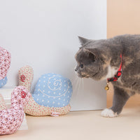 HKM-6576701 Interactive Snail Plush Dog Toy - Cotton Biting Toy for Dogs