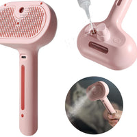 HKM-6577341 Spray Cat Brush with Water Tank for Effective Shedding and Pet Hair Removal