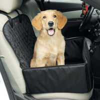 HKM-6578109 Dog Car Front and Rear Pet Cushion - Black Oxford Cloth, 45x45x58CM, Thickened Three-Dimensional Lining