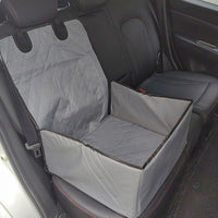 HKM-6578109 Dog Car Front and Rear Pet Cushion - Black Oxford Cloth, 45x45x58CM, Thickened Three-Dimensional Lining