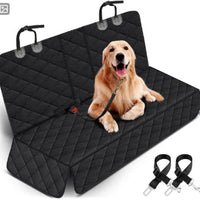 HKM-6578109 Dog Car Front and Rear Pet Cushion - Black Oxford Cloth, 45x45x58CM, Thickened Three-Dimensional Lining