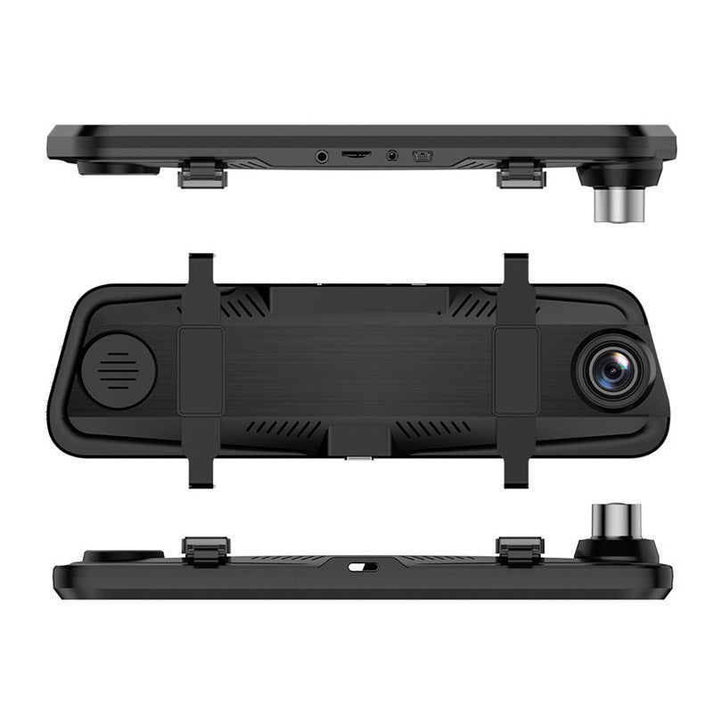 HKM-657811 HD Front and Rear Dual Channel Car Dash Cam with Night Vision and Touch Screen