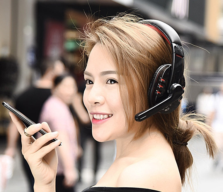 HKM-657811 Wireless Bluetooth Headset with 300mAh Battery and 10m Transmission Distance