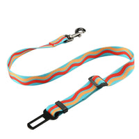 HKM-6578493 Adjustable Dog Seat Belt for Car Safety - Various Colors Available, 2.5cm Width, 54-90cm Adjustable Length
