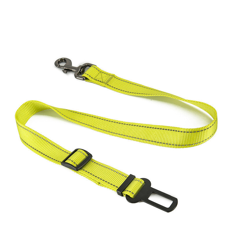 HKM-6578493 Adjustable Dog Seat Belt for Car Safety - Various Colors Available, 2.5cm Width, 54-90cm Adjustable Length