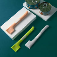 HKM-6579133 Canned Pet Food Spoon with Long Handle for Cats and Dogs - Easy Cleaning and Multi-Use Feeder Accessory