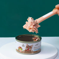 HKM-6579133 Canned Pet Food Spoon with Long Handle for Cats and Dogs - Easy Cleaning and Multi-Use Feeder Accessory