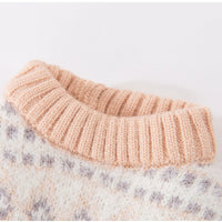 HKM-6580413 Warm and Stylish Diamond-shaped Sweater for Small and Medium Dogs in Soft Material