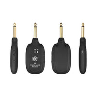 HKM-658131 Wireless Guitar Pickup System with Rechargeable Receiver - Up to 50m Range, Low Latency