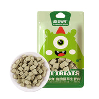HKM-6581693 Freeze-Dried Chicken, Salmon, Egg Yolk & Fish Snacks for Dogs and Cats