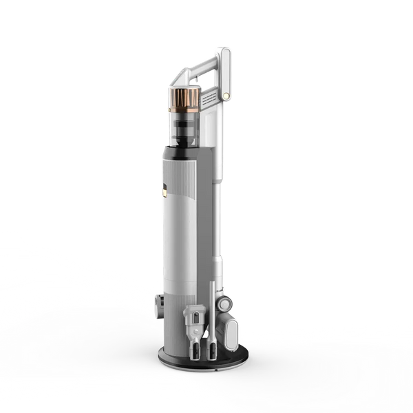 HKM-658195 Smart Self-Emptying Upright Vacuum Cleaner with Charging Station and Automatic Dust Collection