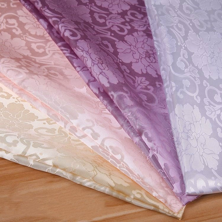 HKM-658451 Chrysanthemum Pattern Jacquard Fabric for Home Textile Projects - 150 cm Width