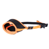 HKM-6584893 Adjustable Breathable Pet Muzzle Mask - Durable Mesh, Size Adjustable for Comfort
