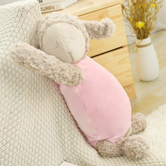 HKM-658515 Adorable Plush Baby Sheep Doll in Multiple Colors and Outfits