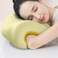 HKM-658579 Memory Foam Nap Pillow for Office Use - Face Down Relief Cushion