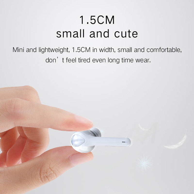 HKM-658643 Bluetooth Wireless In-Ear Headset with Noise Reduction and Binaural Connection, 8 Hours Playback Time