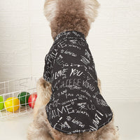 HKM-6587197 I Love Your Printed Cotton Dog Shirt for Small Dogs - XS to XL Sizes Available