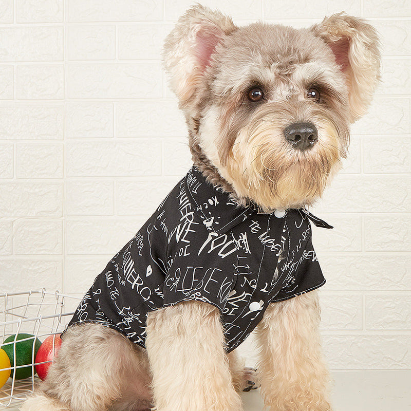 HKM-6587197 I Love Your Printed Cotton Dog Shirt for Small Dogs - XS to XL Sizes Available