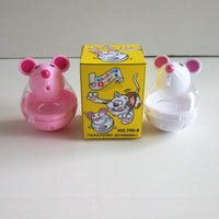 HKM-6587581 Interactive Pet Feeder Mouse Tumbler Toy for Cats and Dogs - Durable, Non-Toxic, Automatic Treat Dispenser