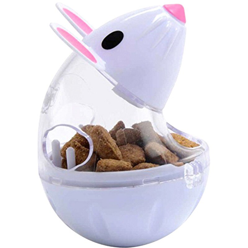 HKM-6587581 Interactive Pet Feeder Mouse Tumbler Toy for Cats and Dogs - Durable, Non-Toxic, Automatic Treat Dispenser