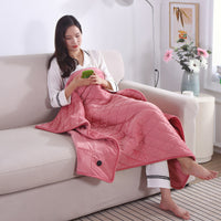 HKM-658771 USB Electric Heating Blanket in Solid Colors, Modern Design, Available in Various Sizes