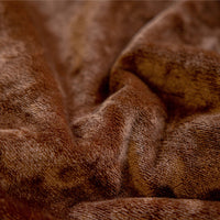 HKM-6588221 Fluffy Waterproof Pet Blanket for Dogs and Cats - Soft Flannel and Lamb Velvet, Washable in Gray, Navy Blue, or Camel Coffee