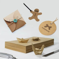 HKM-658899 300g A3 A4 Thick Kraft Paper Sheets for Craft and DIY Projects