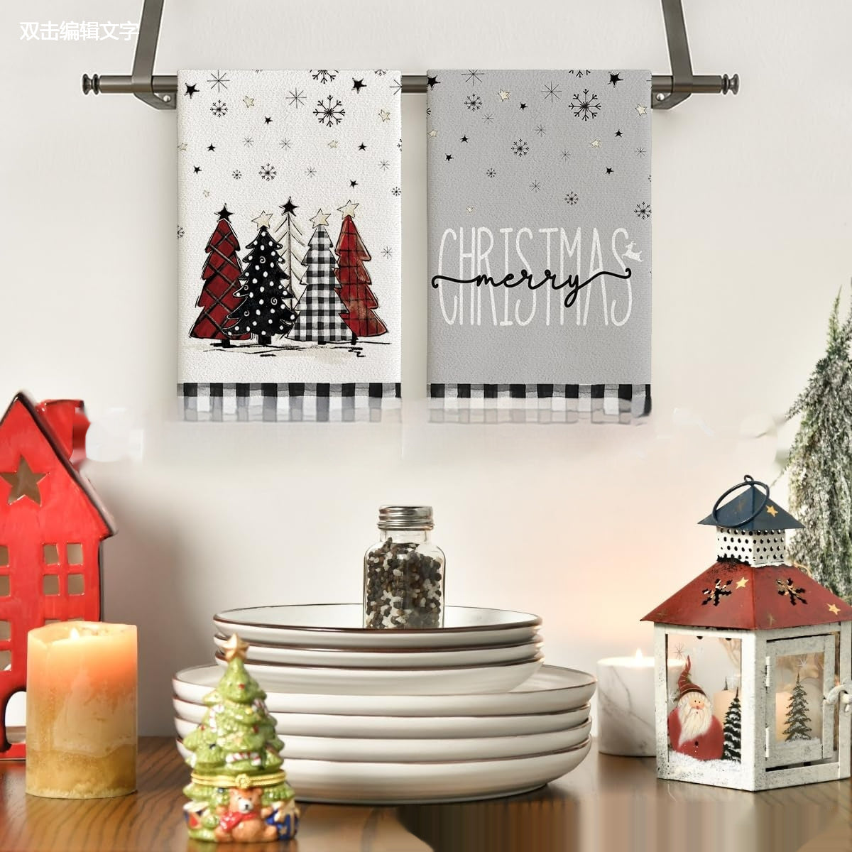 HKM-659027 Christmas-Themed Ultra-Fine Fiber Printed Towel in Various Festive Designs
