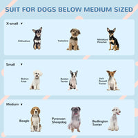 HKM-6591037 Water-Resistant Plastic Dog House for Small and Medium Dogs with Ventilation and Easy Assembly