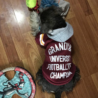 HKM-6591549 Fleece Pet Sweater in Red and Green - Soft Cotton and Polyester Blend, Multiple Sizes Available