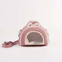 HKM-6593597 Breathable Crossbody Handbag for Hamsters in Matcha Green, Pink, and Green