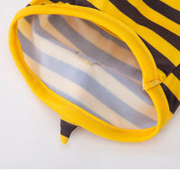 HKM-6593725 Bee Shape Dog Swimsuit with Suspenders ¨C Fun Summer Swimwear for Small Dogs