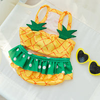 HKM-6593725 Bee Shape Dog Swimsuit with Suspenders ¨C Fun Summer Swimwear for Small Dogs