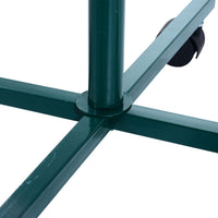 HKM-6595005 Rolling T-Stand Bird Training Playground with Perch and Stainless Steel Bowls