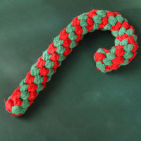 HKM-6595773 Christmas-Themed Interactive Cotton Rope Dog Toy Set for Small & Medium Dogs - Bite-Resistant & Tooth-Cleaning Fun