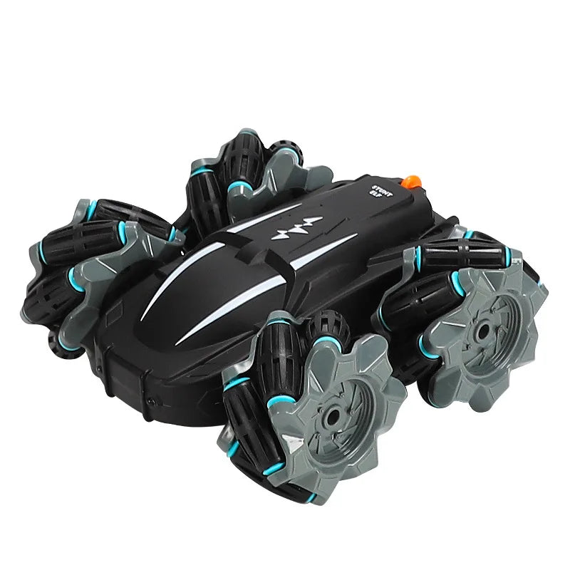 HKM-659603 2.4GHz 1/18 Double-Sided RC Stunt Car with 360 Rotation for Indoor and Outdoor Fun