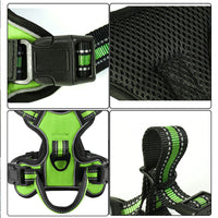 HKM-6596413 Reflective Breathable Dog Vest with Chest Strap and Hand-Holding Rope - Multiple Colors Available