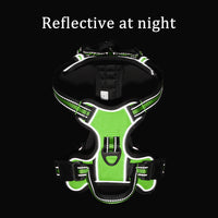 HKM-6596413 Reflective Breathable Dog Vest with Chest Strap and Hand-Holding Rope - Multiple Colors Available