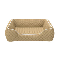 HKM-6597181 Waterproof Kennel for Small Pets, Bite and Scratch Resistant, All-Season Universal Bed, Easy-Clean Removable Cover, Corgi Stuffed Animal Design