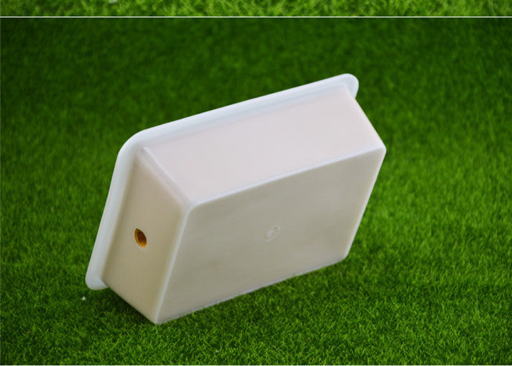 HKM-6597949 Pet Ant Flat Gypsum Nest with Feeding Box - Yellow, 17.5x5x12.5cm, 10mm Aperture